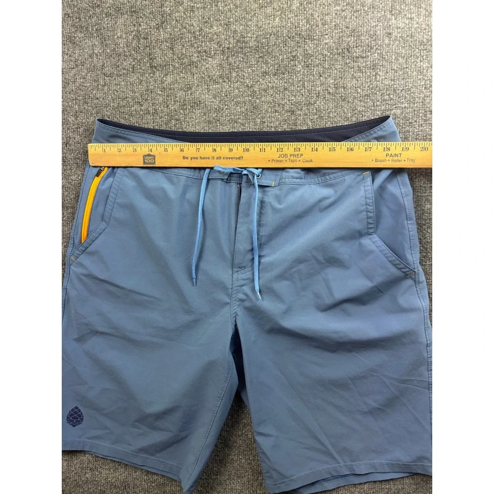 Stio Board Shorts Mens 36 Blue Eddyline Stretch Hybrid Water SS23PV1 67109